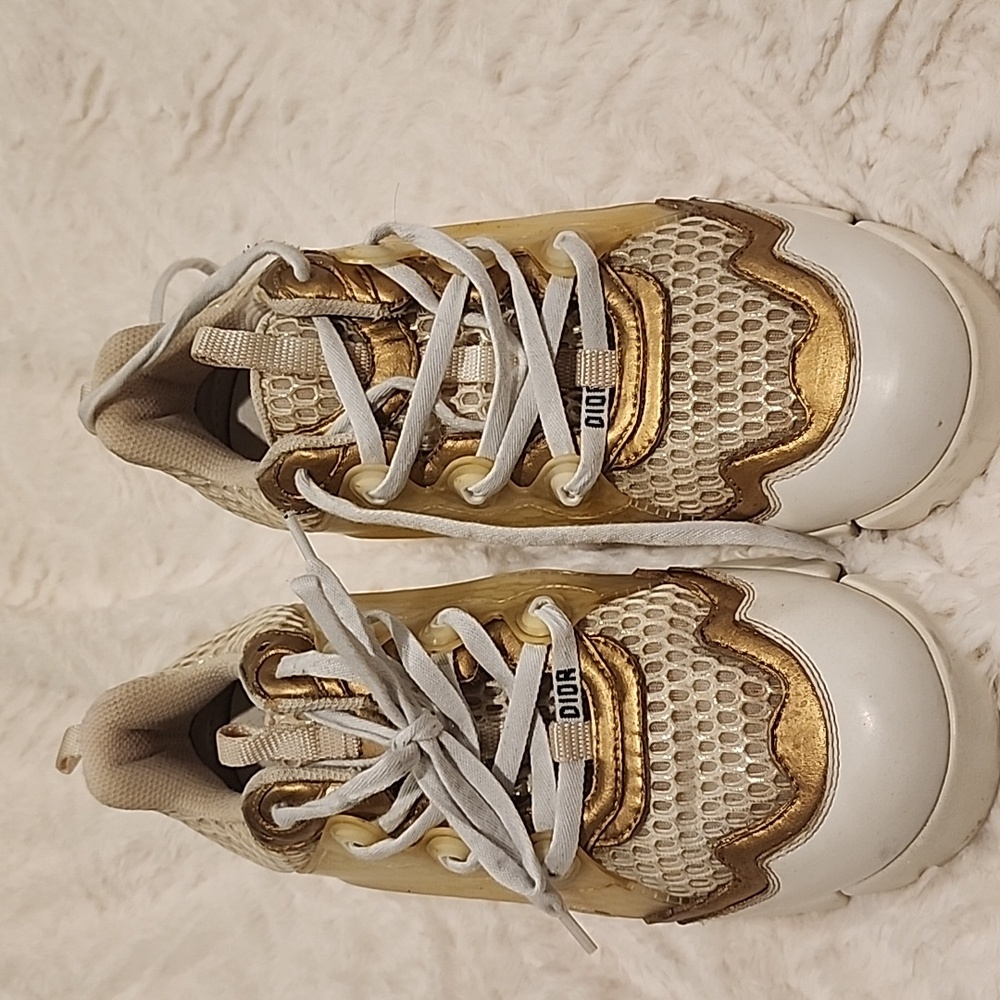 USED authentic Dior Vibe leather trainers 39EU